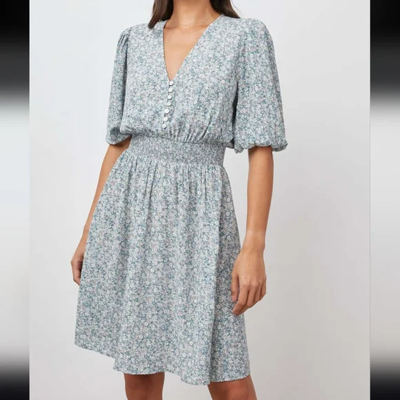 Rails May Mini Dress Bellflower Blue Small - Picture 2 of 12